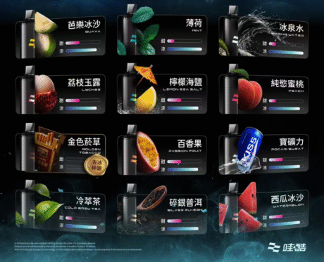 哇酷 & KIS5拋棄式6500口一次性霧化器
